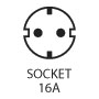 Standard European socket 16A